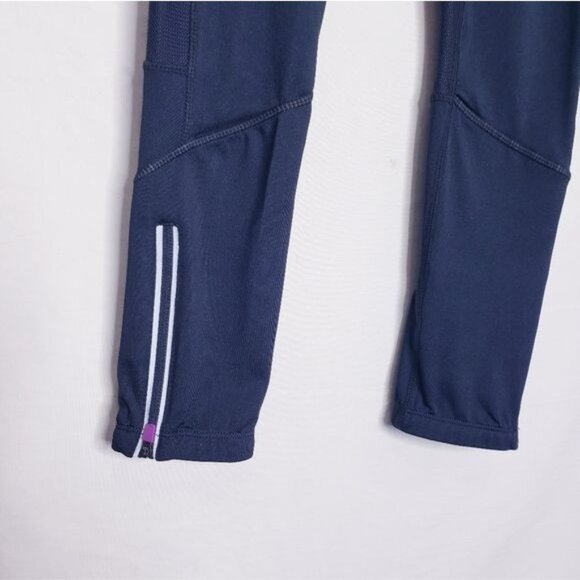 Mountain Warehouse Performance Black Quick Drying Zipper Leggings Women's Size 2 - Picture 3 of 12